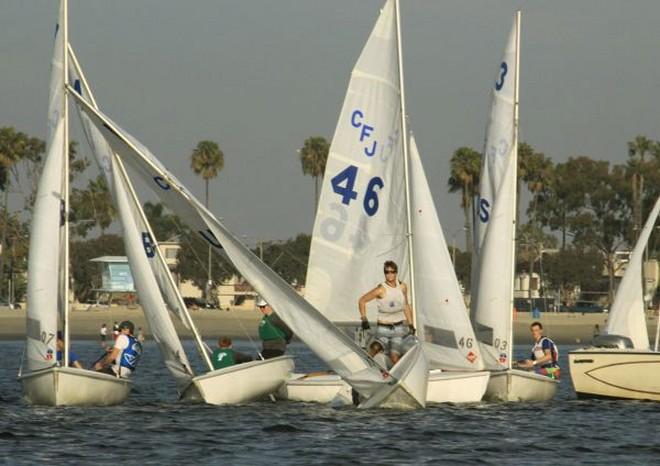 Collegians charge the line  - 29th Annual Rose Bowl Regatta 2013 © Rich Roberts